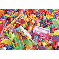 TREFL Puzzle UFT Color Splash: Lízátka a cukrovinky 1000 dílků