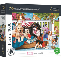 TREFL Puzzle UFT Cuteness Overload: Psí přátelství 1000 dílků