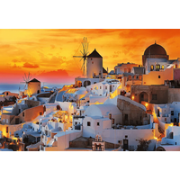 TREFL Puzzle UFT Romantic Sunset: Oia, Santorini 1500 dílků