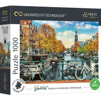 TREFL Puzzle UFT Wanderlust: Podzim v Amsterdamu 1000 dílků