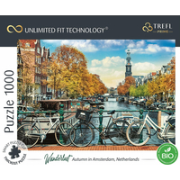 TREFL Puzzle UFT Wanderlust: Podzim v Amsterdamu 1000 dílků