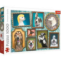 TREFL Puzzle Veselí psi 1000 dílků