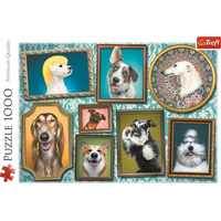 TREFL Puzzle Veselí psi 1000 dílků