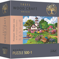 TREFL Wood Craft Origin puzzle Letní útočiště 501 dílků