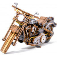 WOODEN CITY 3D puzzle Motocykl Cruiser Limitovaná edice 168 dílů