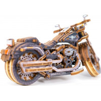 WOODEN CITY 3D puzzle Motocykl Cruiser Limitovaná edice 168 dílů