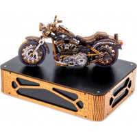 WOODEN CITY 3D puzzle Motocykl Cruiser Limitovaná edice 168 dílů