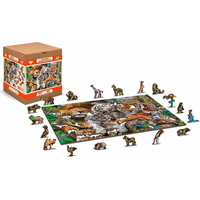 WOODEN CITY Dřevěné puzzle Čas na šlofíka 2v1, 300 dílků EKO