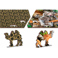 WOODEN CITY Dřevěné puzzle Čas na šlofíka 2v1, 300 dílků EKO