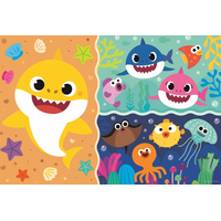 TREFL Oboustranné puzzle Baby Shark SUPER GIANT 15 dílků