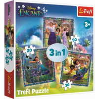 TREFL Puzzle Encanto: Postavy 3v1 (20,36,50 dílků)