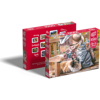 CHERRY PAZZI Puzzle Kočičí posezení 1000 dílků