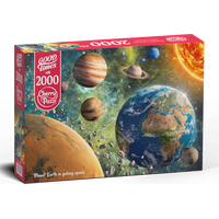CHERRY PAZZI Puzzle Planeta Země v Galaxii 2000 dílků