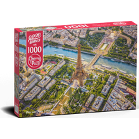 CHERRY PAZZI Puzzle Pohled na pařížskou Eiffelovu věž 1000 dílků
