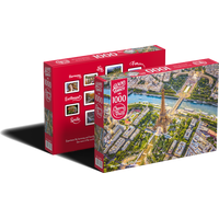 CHERRY PAZZI Puzzle Pohled na pařížskou Eiffelovu věž 1000 dílků
