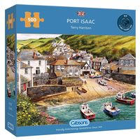 GIBSONS Puzzle Přístav Isaac, Cornwall 500 dílků