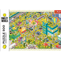 TREFL Puzzle Smiley: Kde je Smiley? 500 dílků