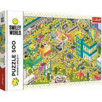 TREFL Puzzle Smiley: Kde je Smiley? 500 dílků