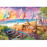 TREFL Puzzle UFT Vacay Time: Výhled na plachetnice 1000 dílků