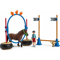 SCHLEICH Farm World® 42482 Závod v agility pro pony