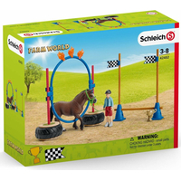 SCHLEICH Farm World® 42482 Závod v agility pro pony