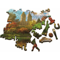 TREFL Wood Craft Origin puzzle Central Park, Manhattan, New York 501 dílků