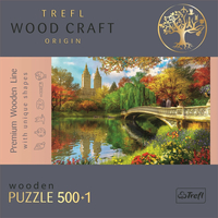TREFL Wood Craft Origin puzzle Central Park, Manhattan, New York 501 dílků