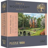 TREFL Wood Craft Origin puzzle Viktoriánský dům 1000 dílků