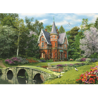 TREFL Wood Craft Origin puzzle Viktoriánský dům 1000 dílků