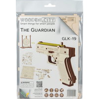 WOODEN CITY 3D puzzle Pistole Guardian GLK-19, 30 dílů