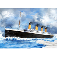WOODEN CITY Dřevěné puzzle Titanic 2v1, 505 dílků EKO