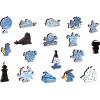 WOODEN CITY Dřevěné puzzle Titanic 2v1, 505 dílků EKO