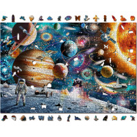 WOODEN CITY Dřevěné puzzle Vesmírná Odyssea 2v1, 2000 dílků EKO WOODEN CITY Dřevěné puzzle Vesmírná Odyssea 2v1, 2000 dílků EKO