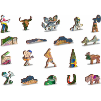WOODEN CITY Dřevěné puzzle Vítejte v Las Vegas 2v1, 505 dílků EKO
