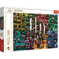 TREFL Puzzle Harry Potter: Svět Harryho Pottera 1500 dílků