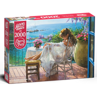 CHERRY PAZZI Puzzle Kráska a modré moře 2000 dílků