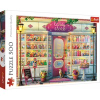 TREFL Puzzle Obchod s cukrovinkami 500 dílků