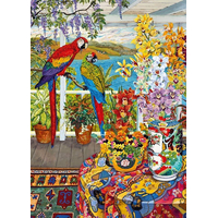CHERRY PAZZI Puzzle Papoušci na verandě 1000 dílků