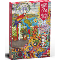CHERRY PAZZI Puzzle Papoušci na verandě 1000 dílků