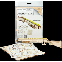 WOODEN CITY 3D puzzle Puška Judgment Day RMT-870, 42 dílů