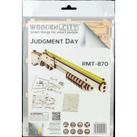 WOODEN CITY 3D puzzle Puška Judgment Day RMT-870, 42 dílů