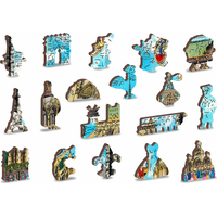 WOODEN CITY Dřevěné puzzle Katedrála Notre-Dame 2v1, 1010 dílků EKO