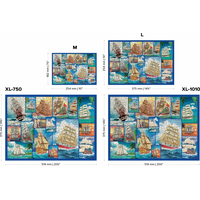 WOODEN CITY Dřevěné puzzle Plachetnice 2v1, 505 dílků EKO