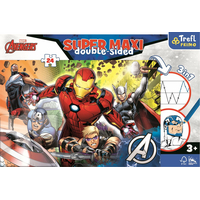 TREFL Oboustranné puzzle Avengers SUPER MAXI 24 dílků