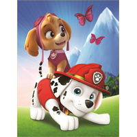 TREFL Oboustranné puzzle Tlapková patrola: Chase, Marshal a Sky BABY MAXI 2x10 dílků