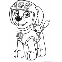 TREFL Oboustranné puzzle Tlapková patrola: Chase, Marshal a Sky BABY MAXI 2x10 dílků