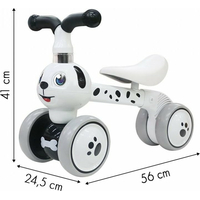 ECOTOYS Odrážedlo Pejsek bílé