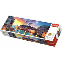 TREFL Panoramatické puzzle Kanál Grande, Benátky 1000 dílků