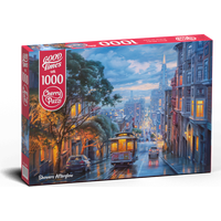 CHERRY PAZZI Puzzle Dešťové odlesky 1000 dílků