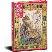 CHERRY PAZZI Puzzle Kočky 1000 dílků